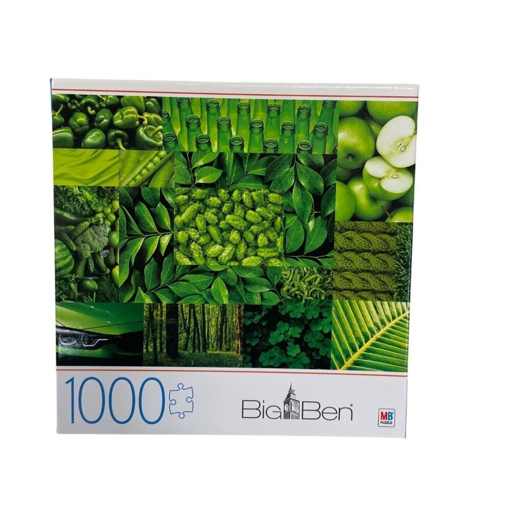 Big Ben 1000-Piece Puzzle Featuring Green‎ Nature & Fruits  27" X 20"